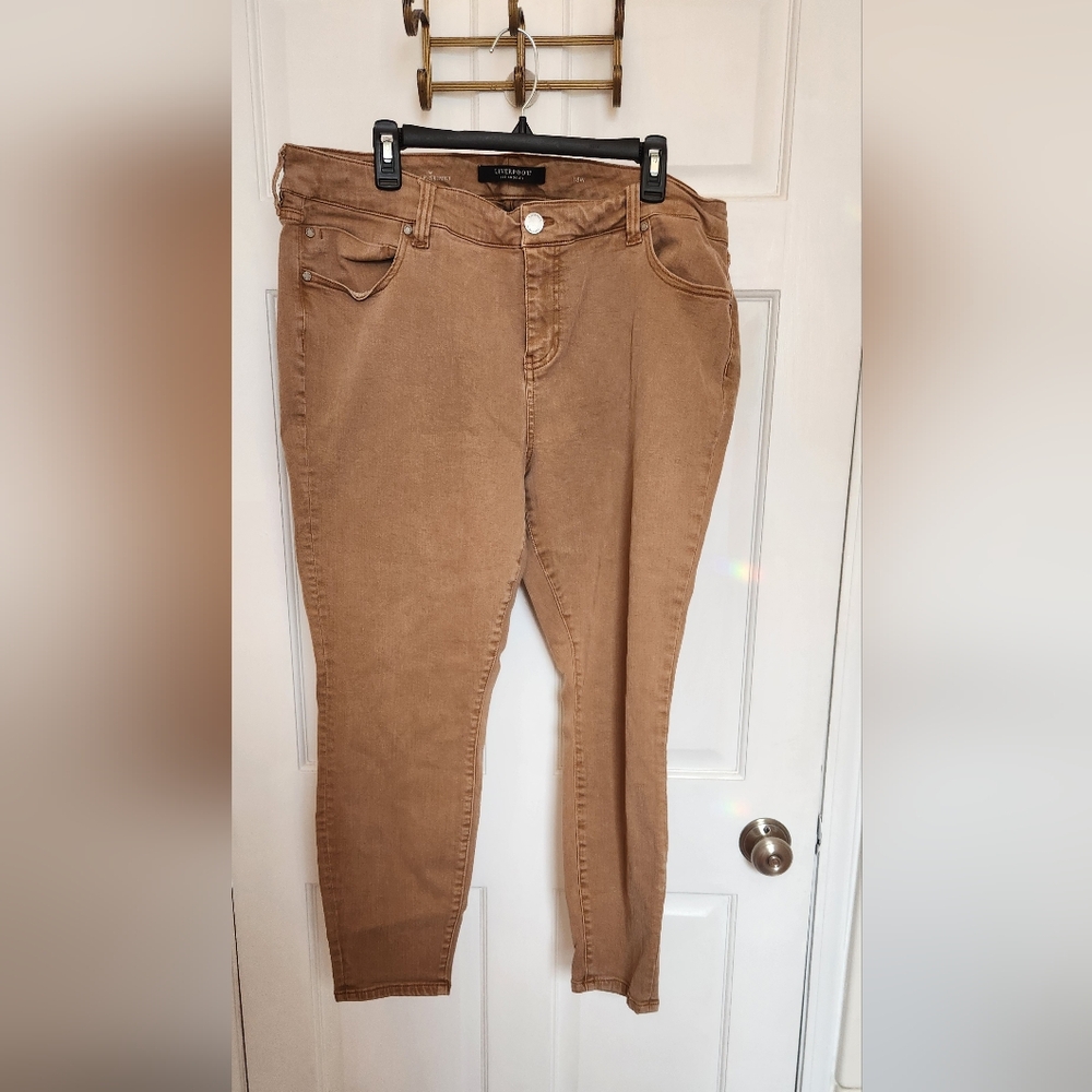Liverpool mineral washed ankle Skinny pants